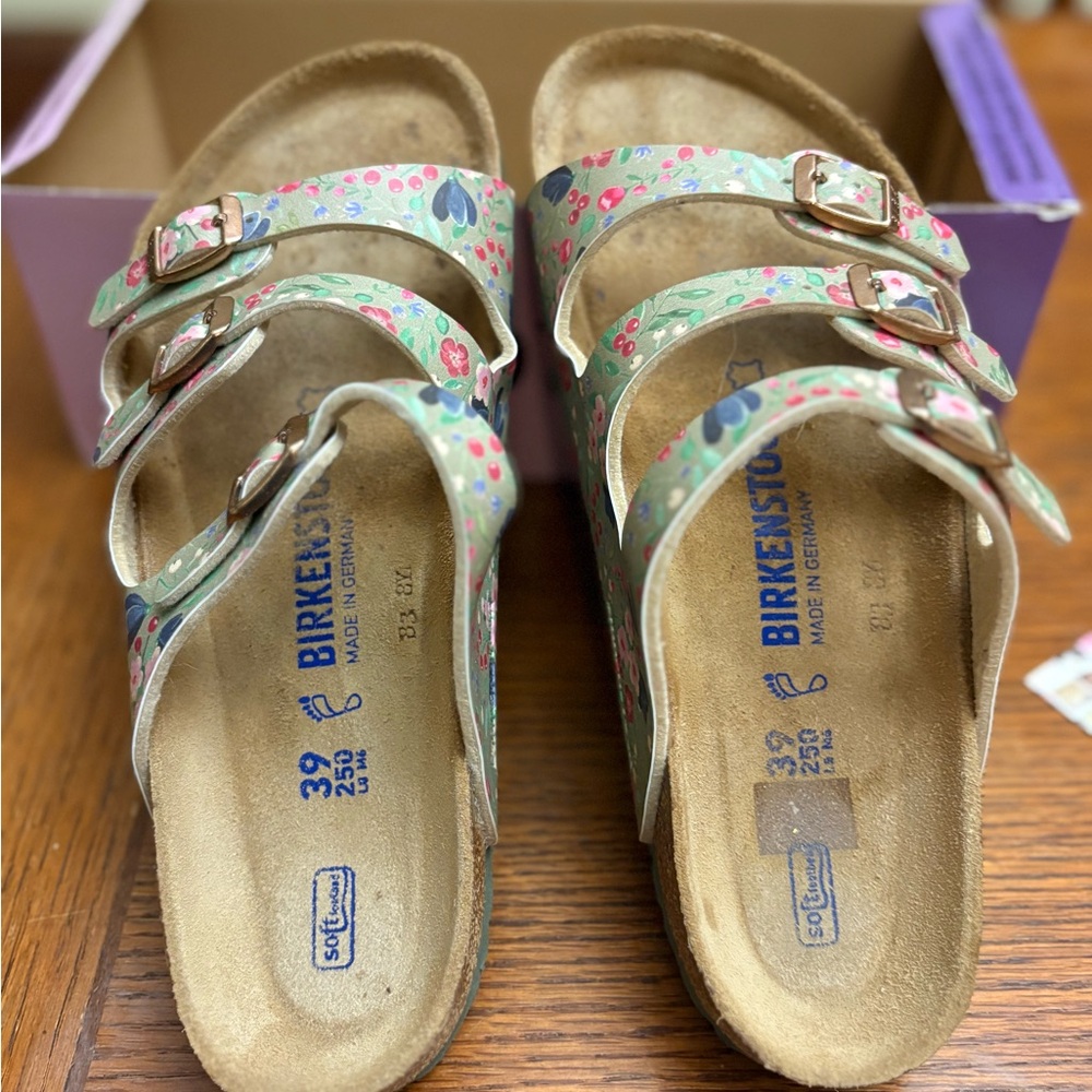 Birkenstock Floral Multi-Color Sandals